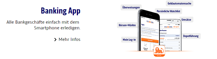 Mit der ING-DiBa App sorgt die Bank für Flexibilität