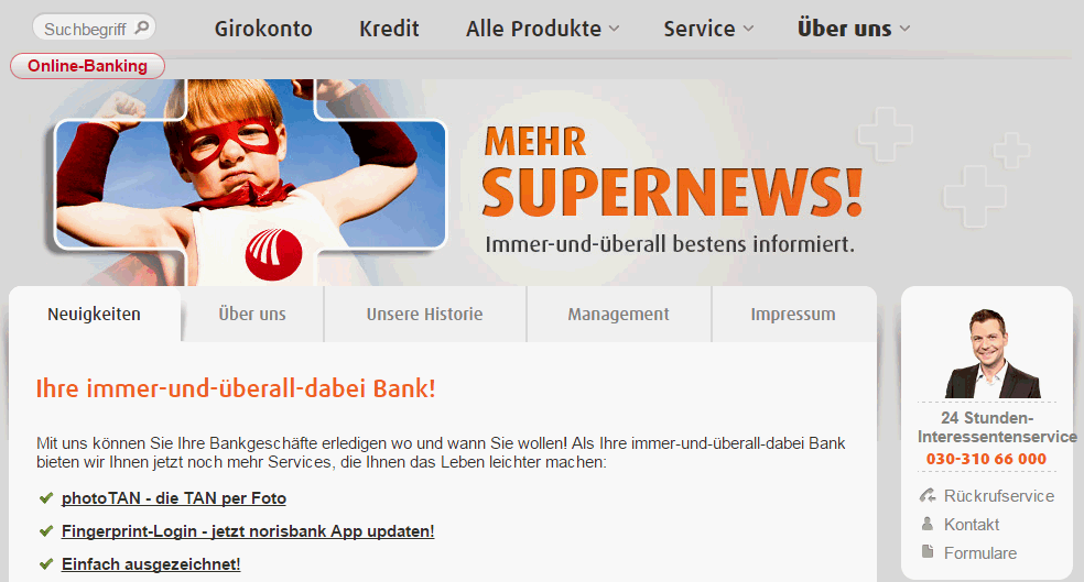 Norisbank login