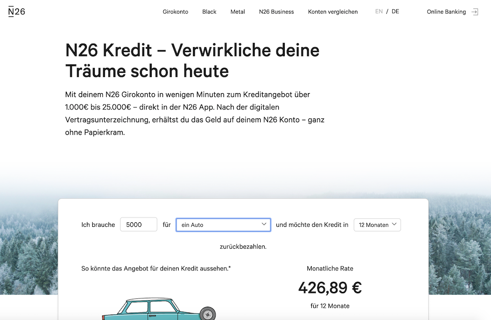 N26 Kredit