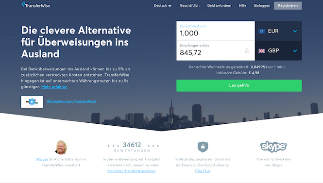 TransferWise Erfahrungen von Bestesgirokonto.net