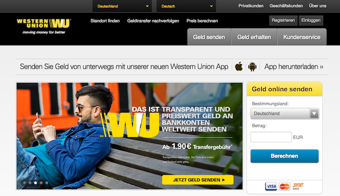 Western Union Erfahrungen western union app