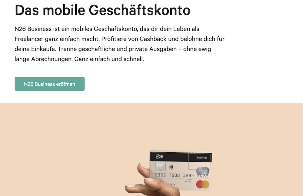 N26 Business Konto