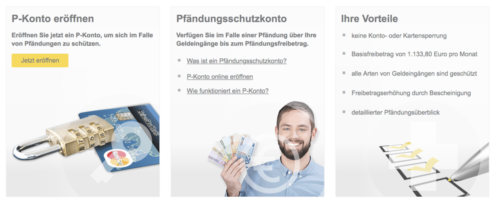 PayCenter P-Konto girokonto auf guthabenbasis ohne schufa