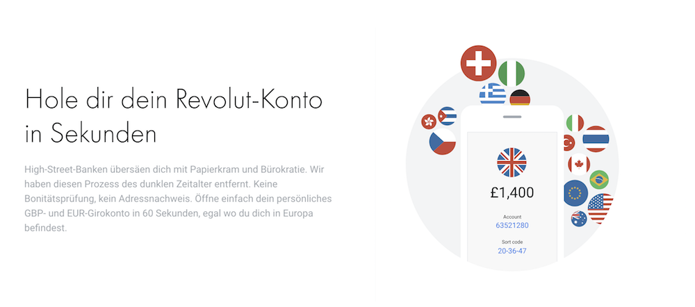 Revolut-Konto eröffnen