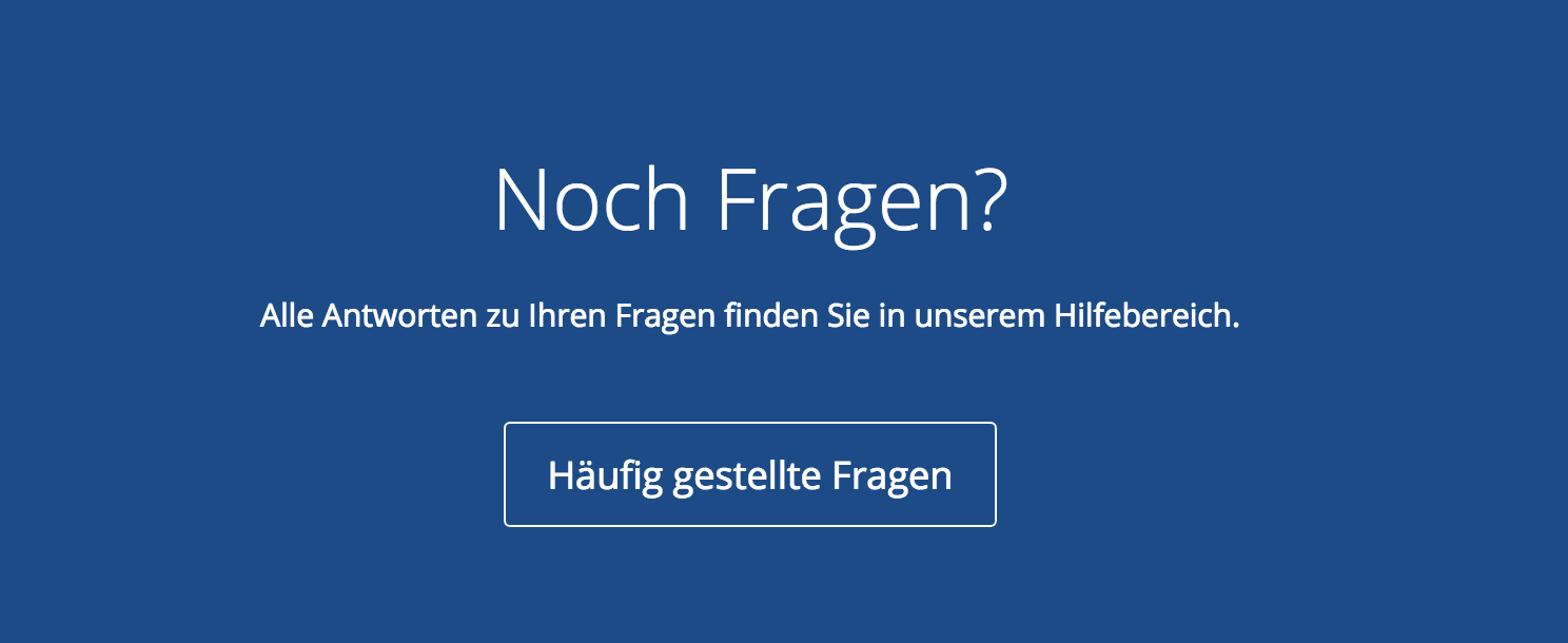 Das ist der WeltSparen FAQ Bereich