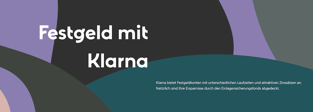 Klarna Festgeldkonto