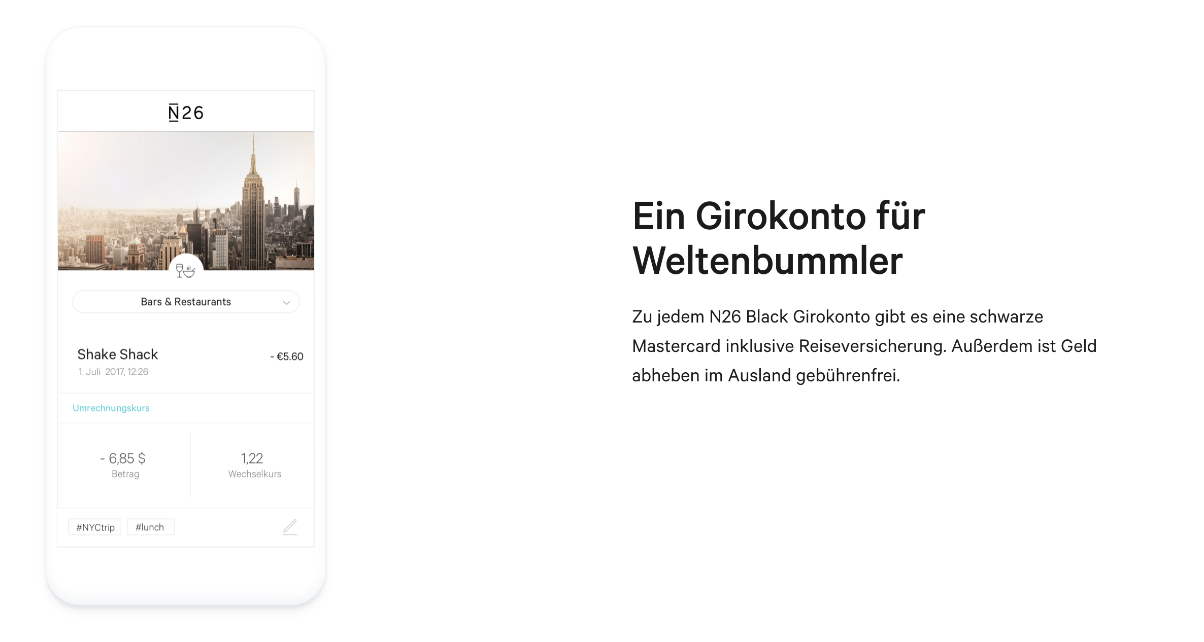 N26 Black Konto