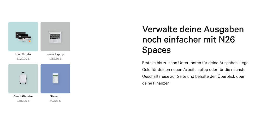 N26 Spaces